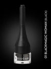 SUGAR Born To Wing Gel Eyeliner, 01 Blackmagic Woman (Black), 2.3g