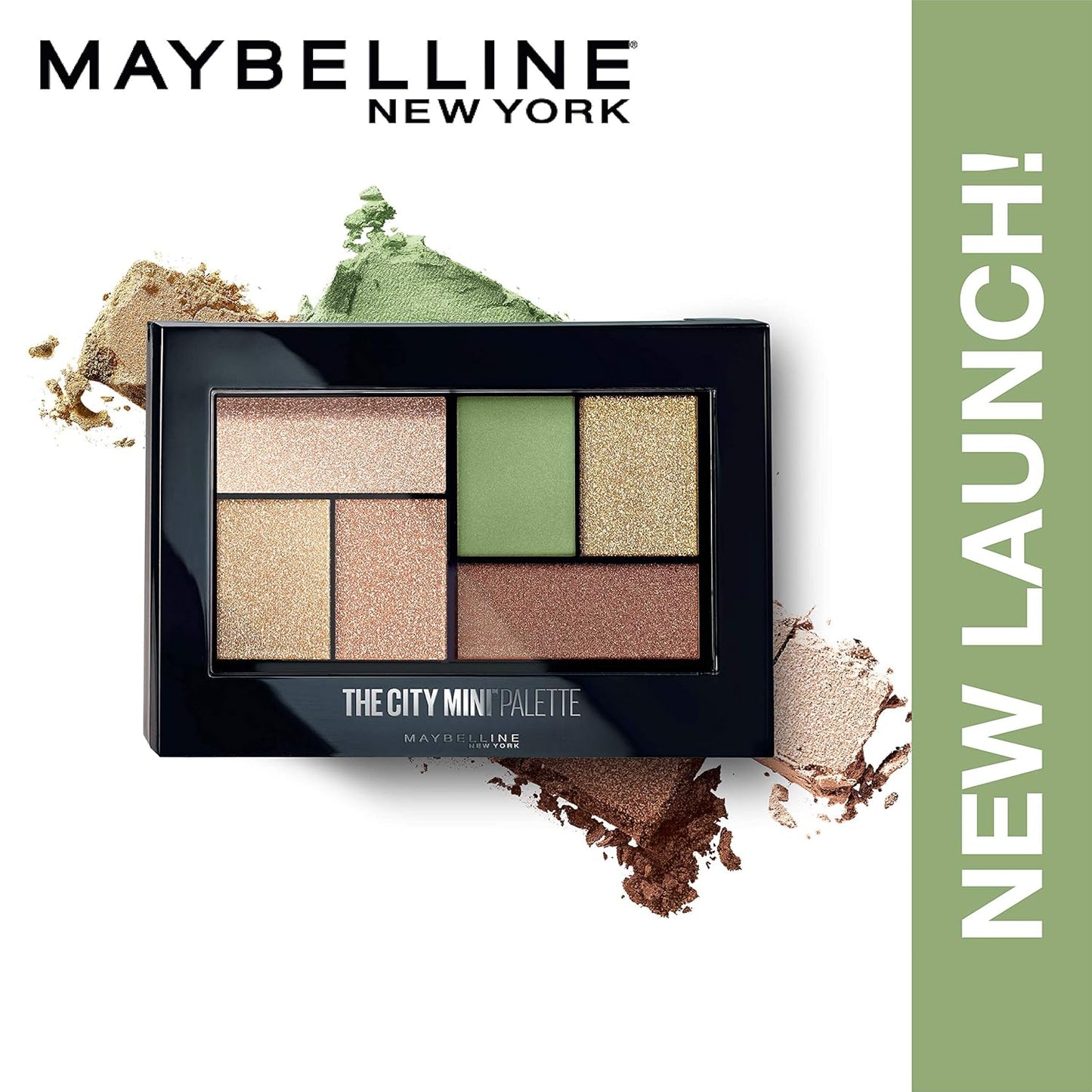 Maybelline New York The City Mini Eyeshadow Palette, Central Park Brights, 6.1g