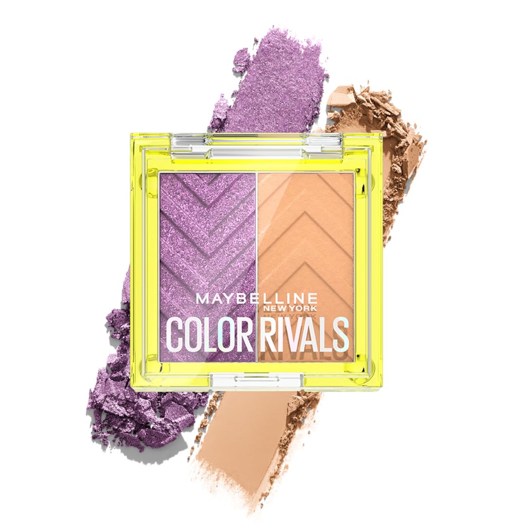 Maybelline New York Color Rivals Longwear Duo Eyeshadow Palette, 3g
