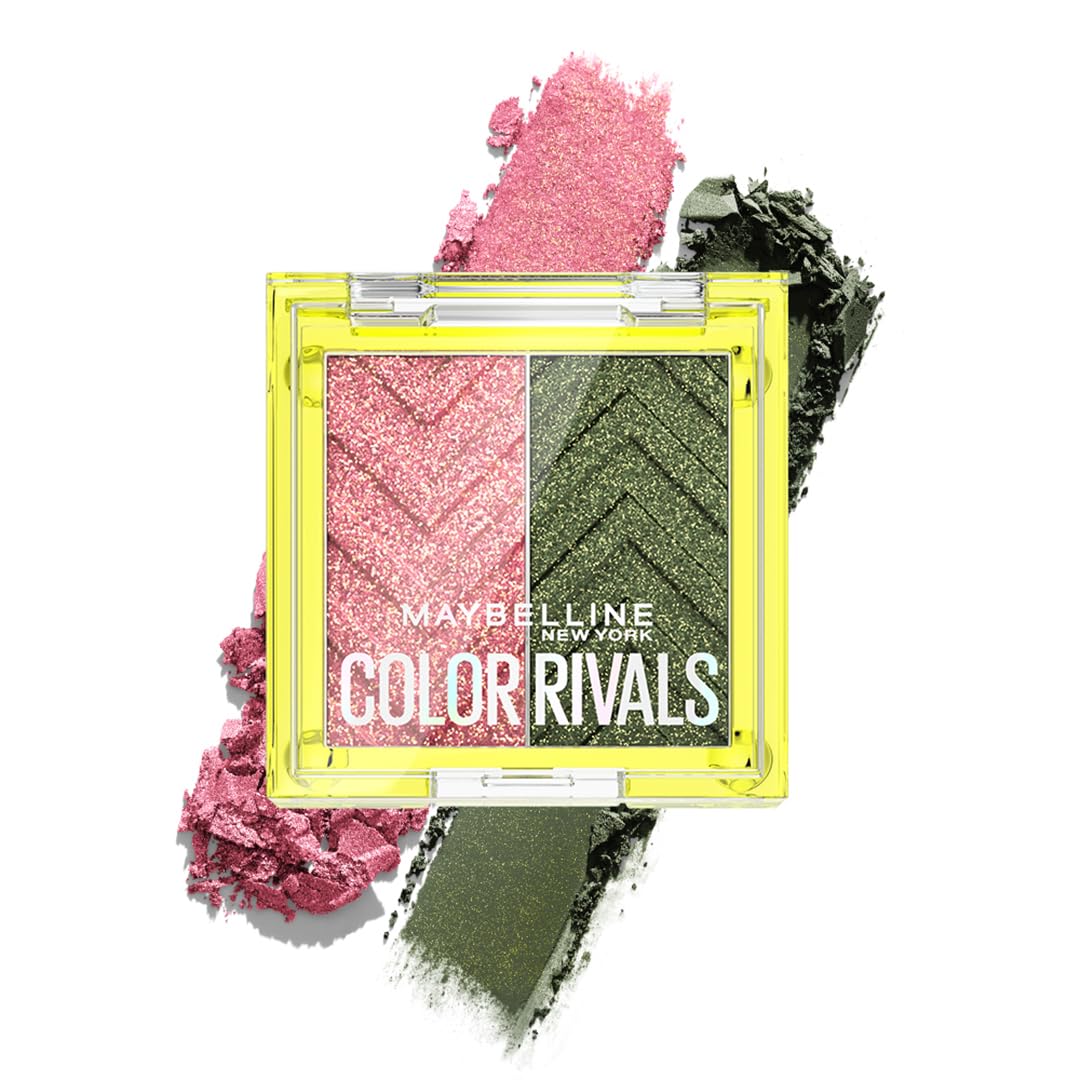 Maybelline New York Color Rivals Longwear Duo Eyeshadow Palette, 3g