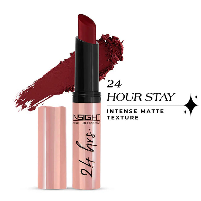 Insight Cosmetics 24 Hrs Non Transfer Matte Lipstick, 3g