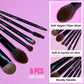 Insight Cosmetics Face & Eyes Perfection Brush Set, 6 Pcs