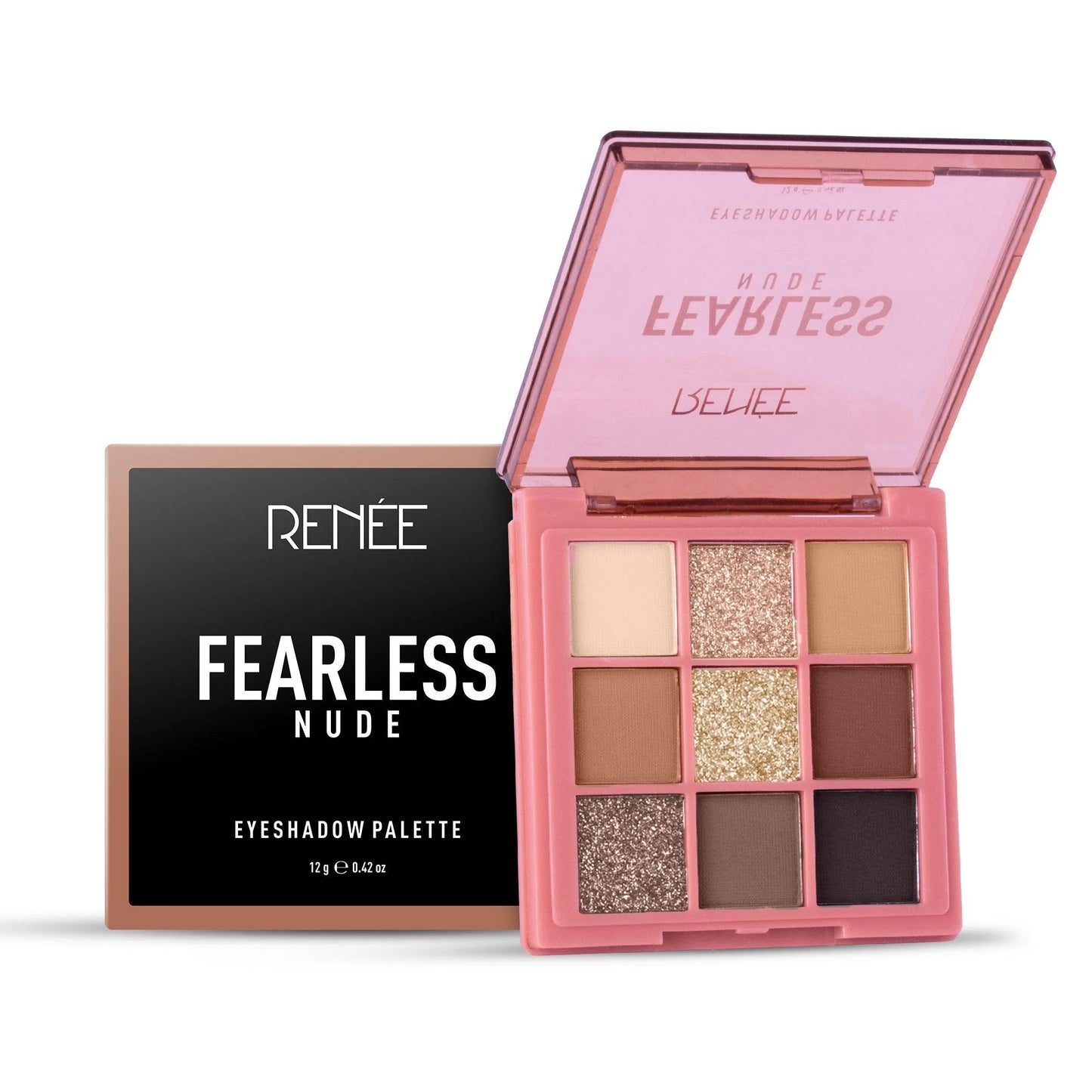 RENEE Fearless Eyeshadow Palette, 12gm