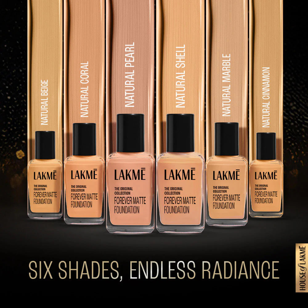 Lakme Forever Matte Foundation, 27ml