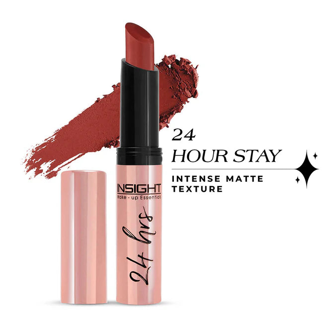Insight Cosmetics 24 Hrs Non Transfer Matte Lipstick, 3g