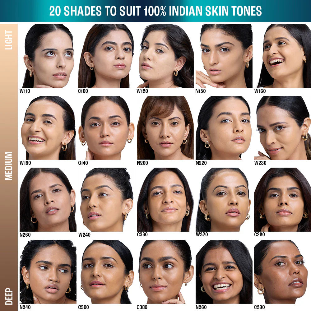Lakmē 9to5 Hya Matte Foundation + Hyaluronic Acid, 25ml