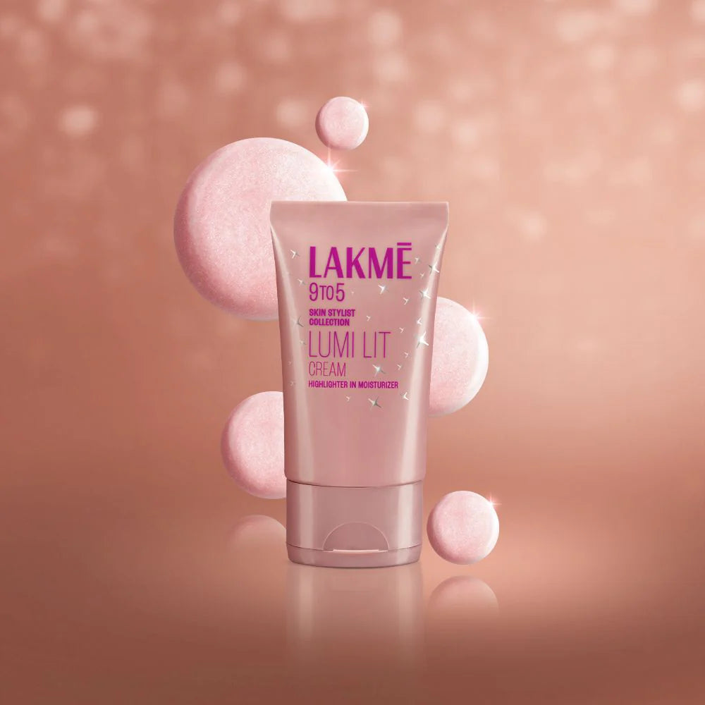 Lakme 9 to 5 Lumi Lit Cream, Golden Glaze,30g