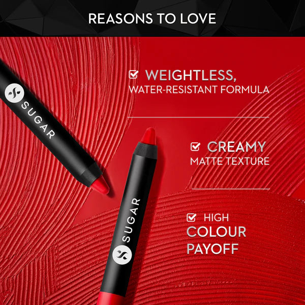SUGAR Matte As Hell Crayon Lipstick , 2.8g