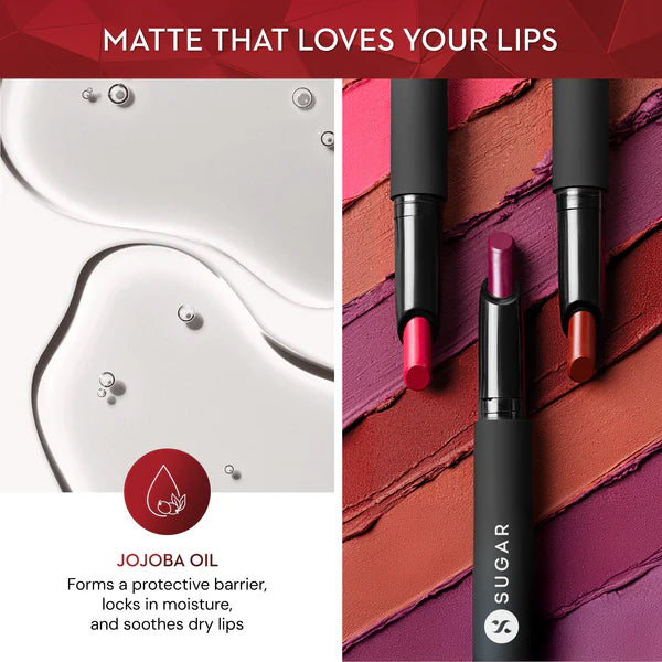 SUGAR Matte Attack Transferproof Lipstick, 2g