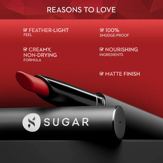 SUGAR Matte Attack Transferproof Lipstick, 2g