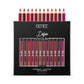 RENEE Define Matte Pencil Lip Liner, Set of 12