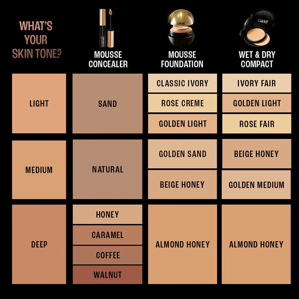 Lakmē Xtraordin-airy Mattereal Mousse Foundation, 25g
