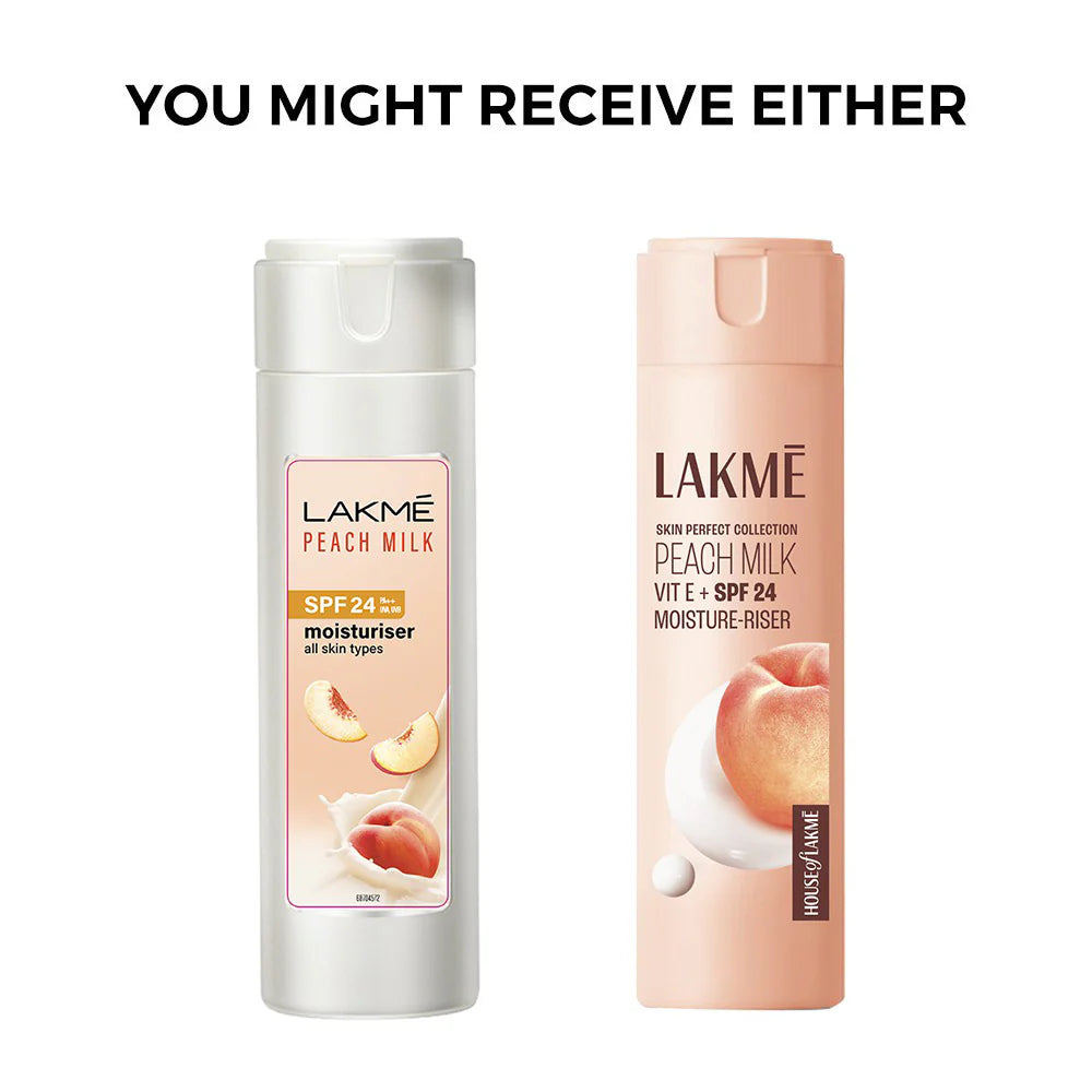 Lakmē Peach Ceramide Moisturizer with SPF 24| For Dry Skin, Normal Skin & Sensitive Skin