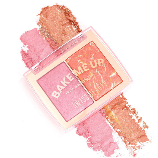 Swiss Beauty Bake Me Up Blush & Highlighter, 12g