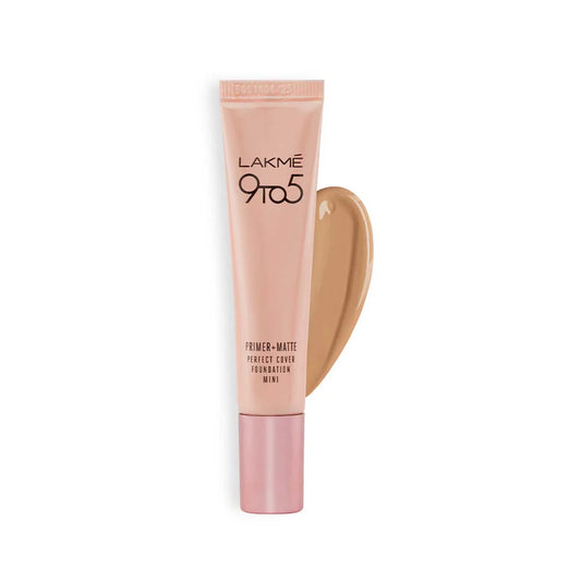 Lakmē 9 to 5 Primer + Matte Perfect Cover Foundation Mini, 15ml