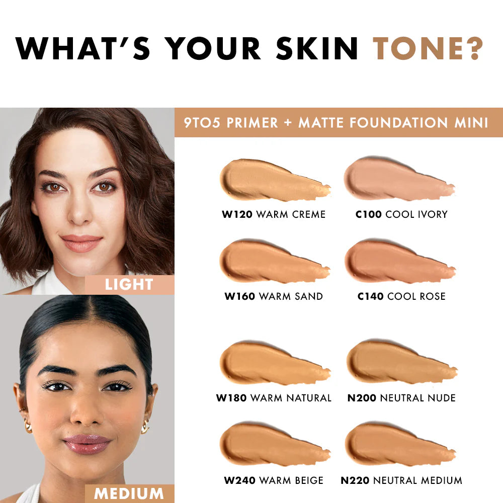 Lakmē 9 to 5 Primer + Matte Perfect Cover Foundation Mini, 15ml