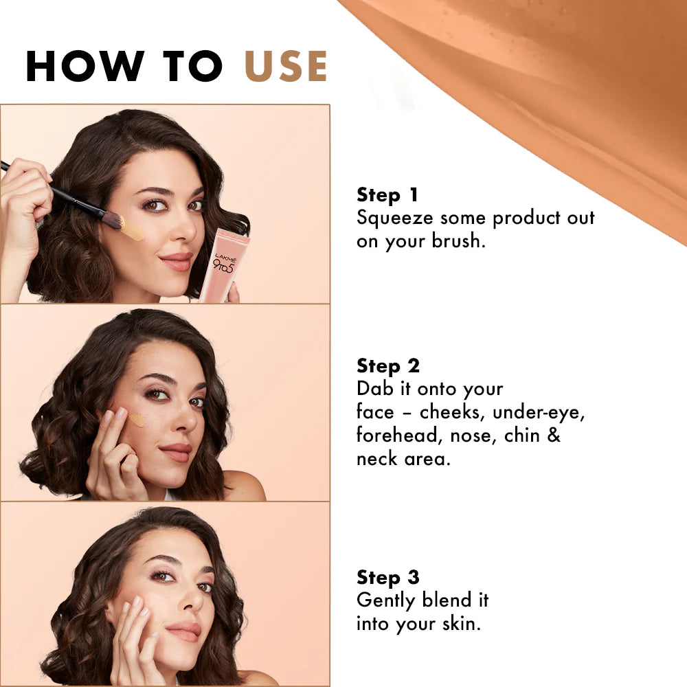 Lakmē 9 to 5 Primer + Matte Perfect Cover Foundation Mini, 15ml
