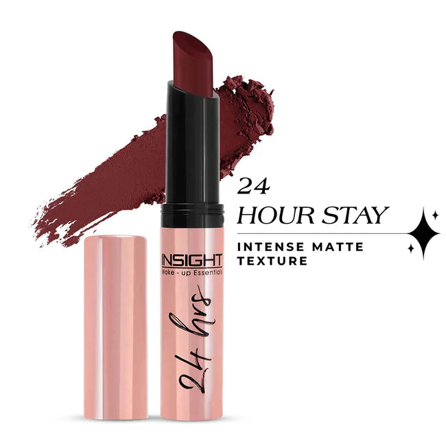 Insight Cosmetics 24 Hrs Non Transfer Matte Lipstick, 3g