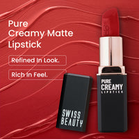 Swiss Beauty Pure Creamy Lipstick, 4g