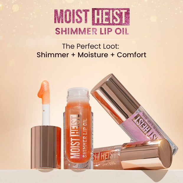 Swiss Beauty Moist Heist Shimmer Lip Oil, 4.8g