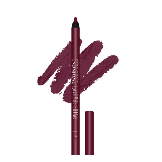 Swiss Beauty Two in One lip liner & Lip Filler, 1.6g