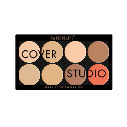 Swiss Beauty Cover Studio Ultra Base Concealer Palette, 19g