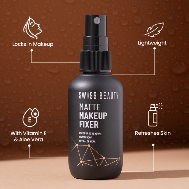 Swiss Beauty Matte Makeup Fixer, 70ml