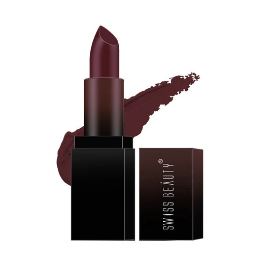 Swiss Beauty HD Matte Lipstick, 3.5g