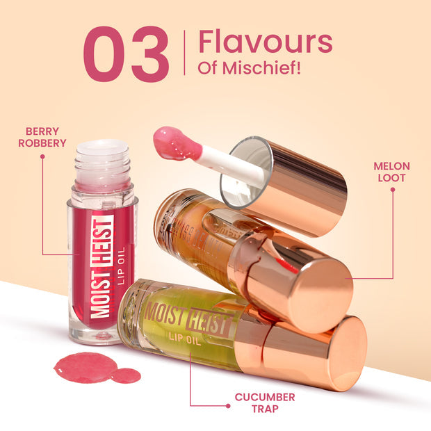 Swiss Beauty Moist Heist Lip Oil, 4.8g