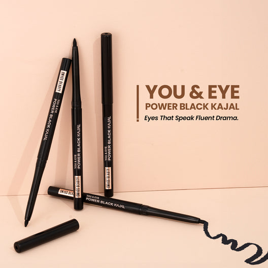 Swiss Beauty You & Eye Power Black Kajal, 0.30g