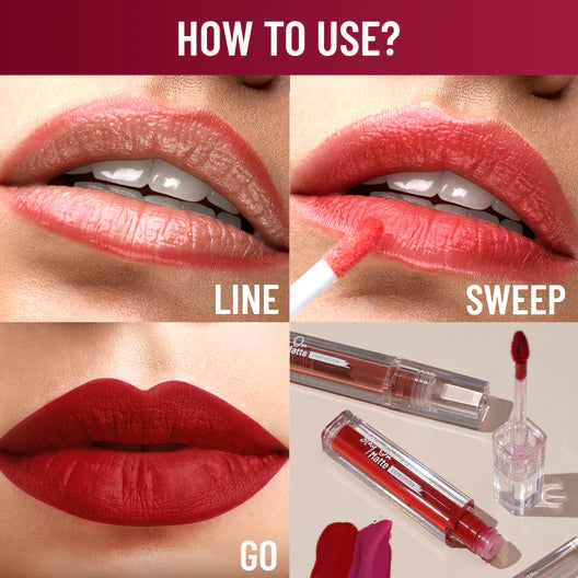 Swiss Beauty Stay On Matte Liquid Lipstick, 2g