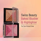 Swiss Beauty 2-in 1- Baked Blusher & Highlighter, 7g