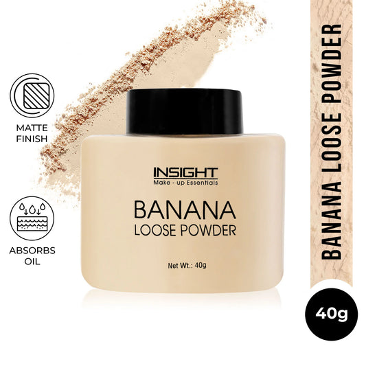 Insight Cosmetics Banana Loose Powder, 40g