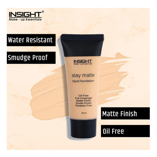 Insight Cosmetics Stay Matte Liquid Foundation, 30ml
