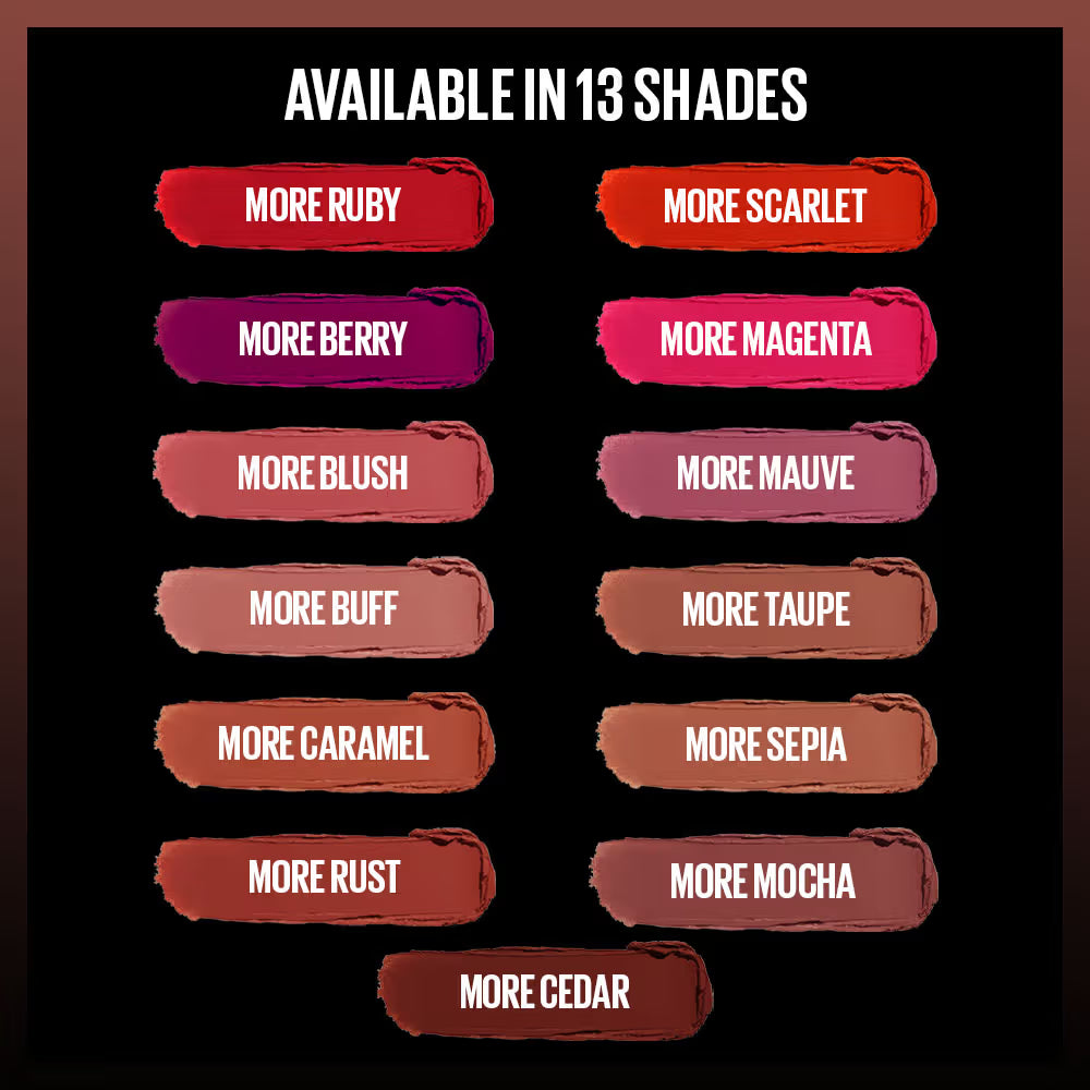 Maybelline New York Color Sensational Ultimattes Lipstick, 1.7g