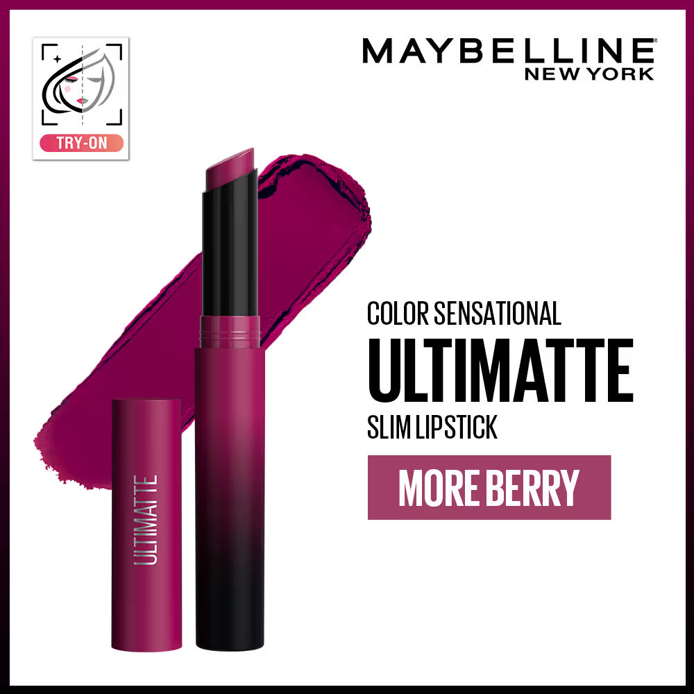 Maybelline New York Color Sensational Ultimattes Lipstick, 1.7g