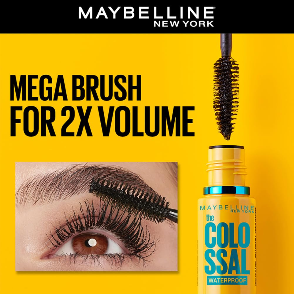 Maybelline New York COLOSSAL WATERPROOF MASCARA, 10ml