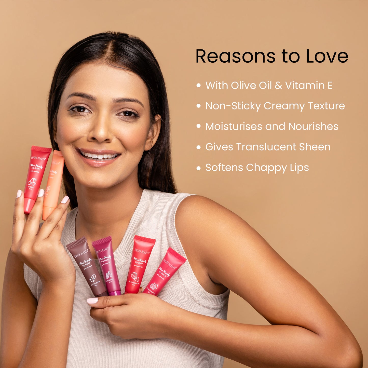 Swiss Beauty Kiss Kandy Lip Balm, 10ml