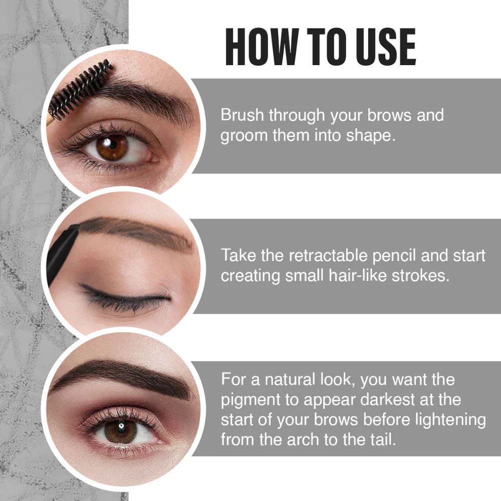 Insight Cosmetics Smudge Free Eyebrow Pencil, 0.5g