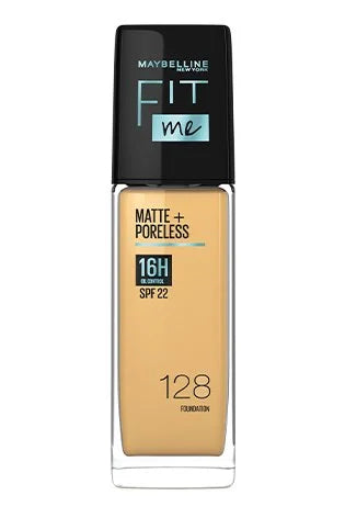 Maybelline New York Fit Me Matte+Poreless Liquid Foundation, 30ml