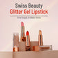 Swiss Beauty Glitter Gel Lipstick, 3.6g