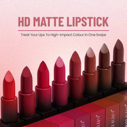 Swiss Beauty HD Matte Lipstick, 3.5g