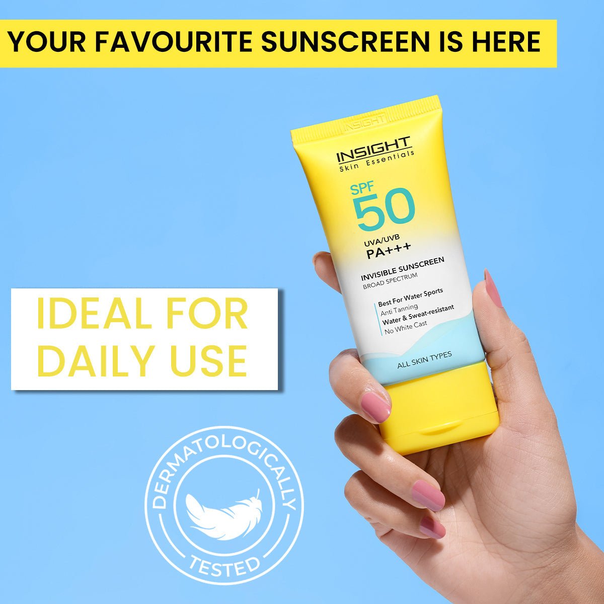 Insight Cosmetics Invisible Sunscreen, 50g
