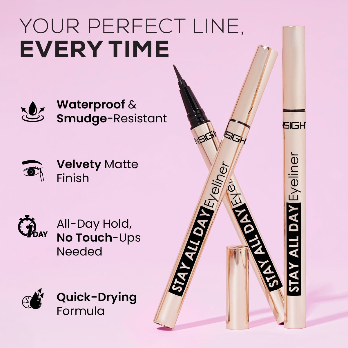 Insight Cosmetics Stay All Day Eyeliner, 1g