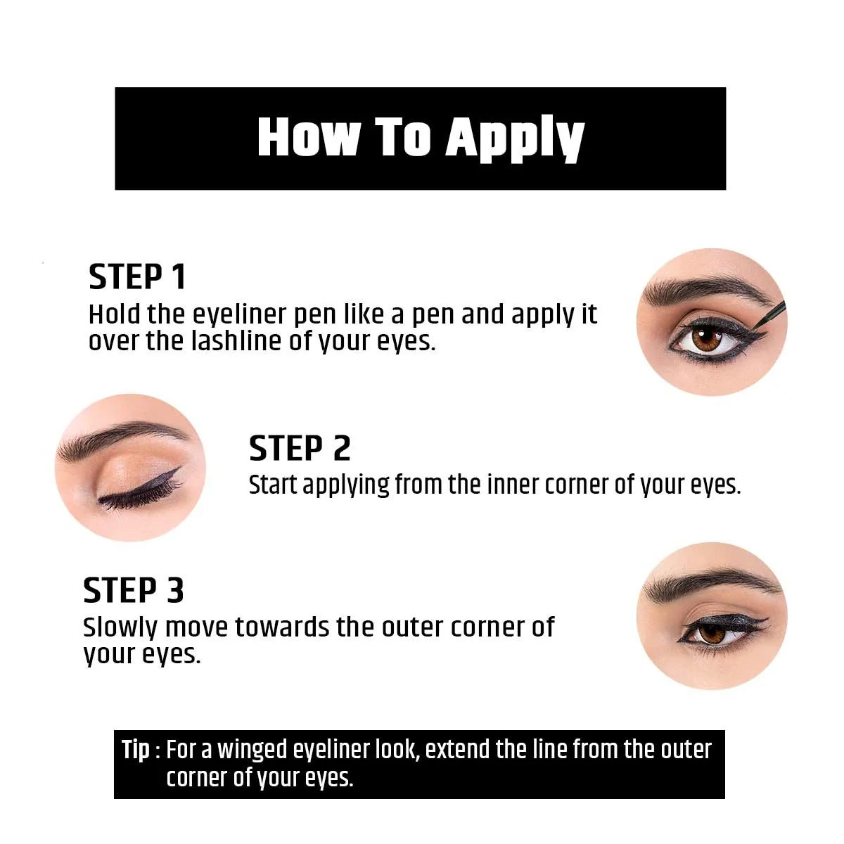 Insight Cosmetics Liner Express Eye Pen Shiny Black, 1.5g
