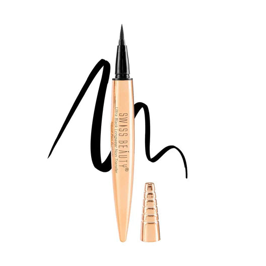Swiss Beauty ULTRA BLACK LIQUID PEN EYELINER, 0.8ml