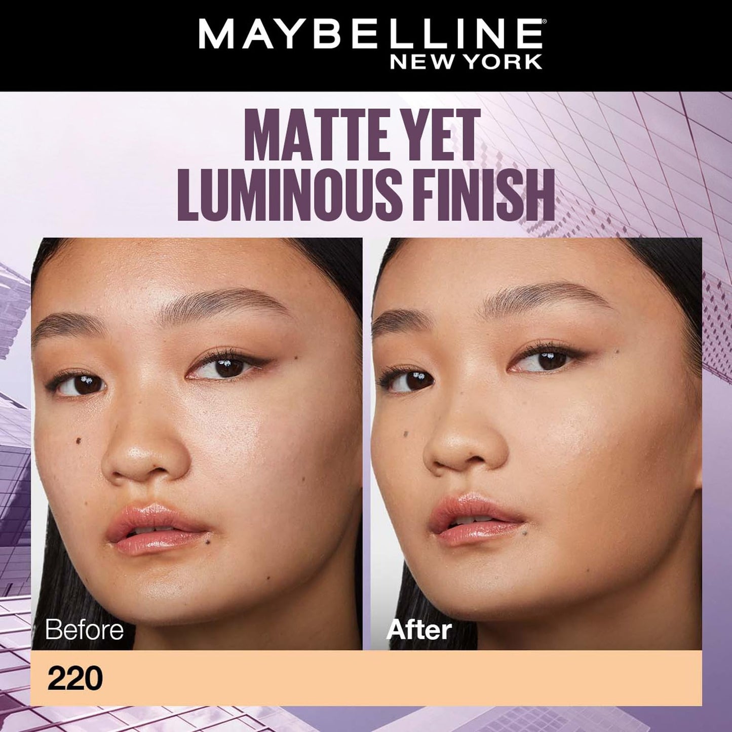Maybelline New York Super Stay Lumi-Matte Liquid Foundation, 35ml