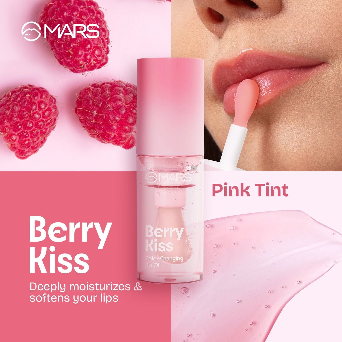 MARS Color Changing Lip Oil, 3.5ml