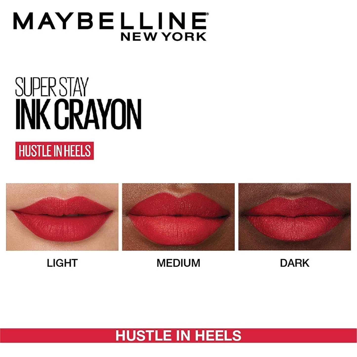 Maybelline New York Superstay Matte Ink Crayon Lipstick, 1.2g