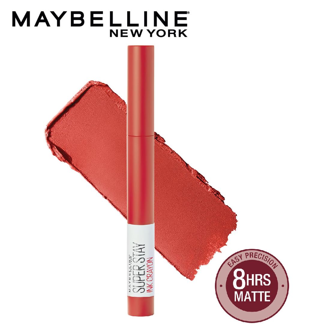 Maybelline New York Superstay Matte Ink Crayon Lipstick, 1.2g
